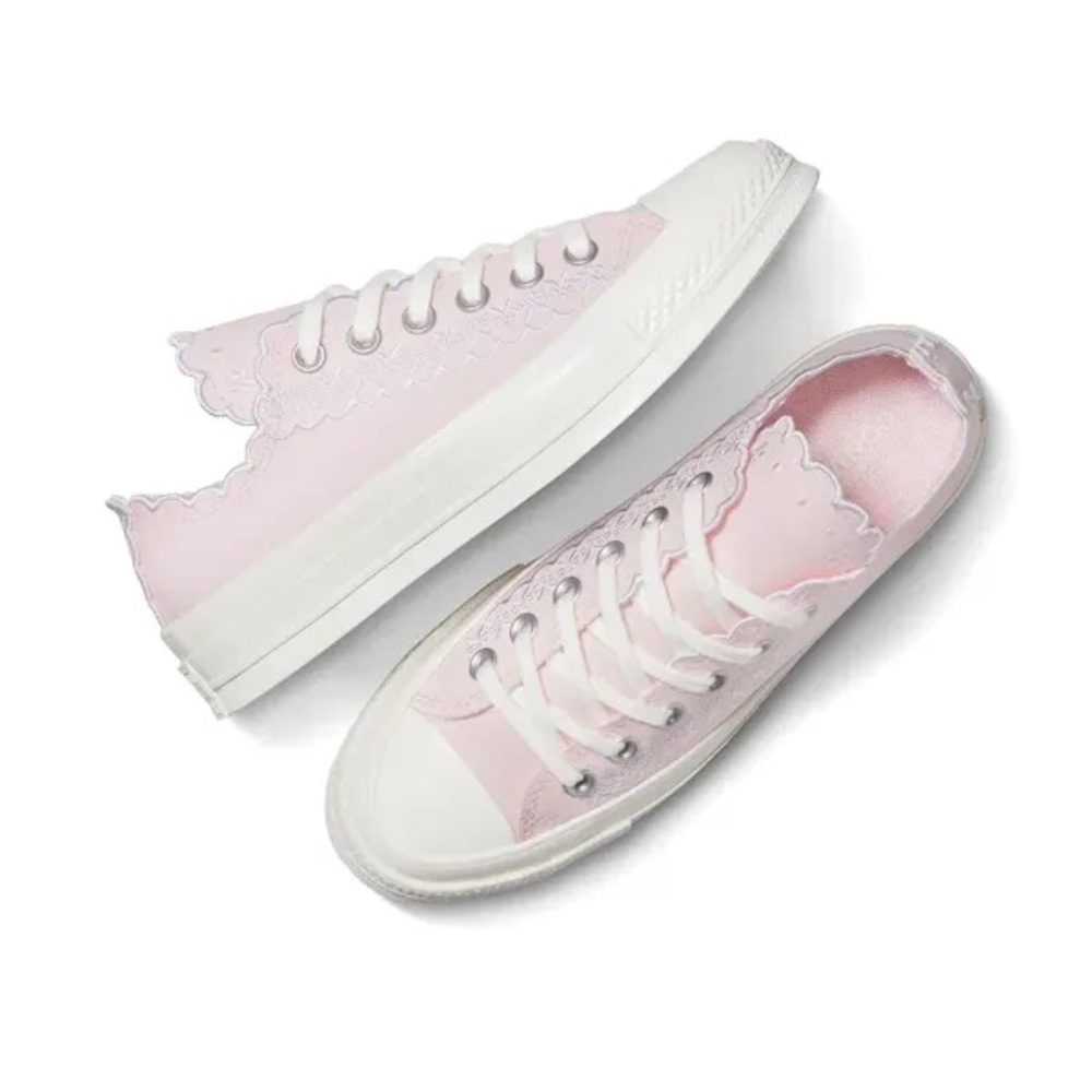 Converse Chuck 70 embroidered scalloped-edge sneakers - Picture 5 of 7